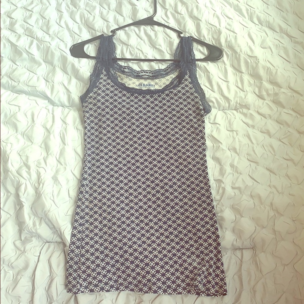 Flower print tank top